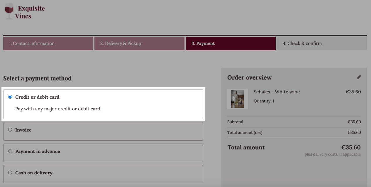 Payment method selection in checkout.png